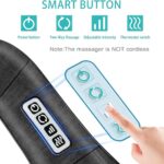 AERLANG Shiatsu Back and Neck Massager, Back Massager Deep Tissue Kneading Neck and Shoulder Massage with Heat, Electric Massage Pillow Fathers Day Gift Ideas from Daughter Son(NOT Cordless)