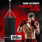 Yes4All Punching Bag Hanger, Heavy Bag Spring 555 LB Capacity, Stainless Steel Hanging Kit with Spring Hook & Carabiner, Indoor & Outdoor Mounting for Boxing Bags & Recreation