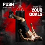 Yes4All Punching Bag Hanger, Heavy Bag Spring 555 LB Capacity, Stainless Steel Hanging Kit with Spring Hook & Carabiner, Indoor & Outdoor Mounting for Boxing Bags & Recreation