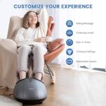 Breo Foot Massager with Heat, Deep Tissue Kneading, Shiatsu Massage Machine for Relax, Relieve Foot Pain, Plantar Fasciitis, Fits Feet Up to Men Size 14, Mother’s Day Gift