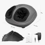 Breo Foot Massager with Heat, Deep Tissue Kneading, Shiatsu Massage Machine for Relax, Relieve Foot Pain, Plantar Fasciitis, Fits Feet Up to Men Size 14, Mother’s Day Gift