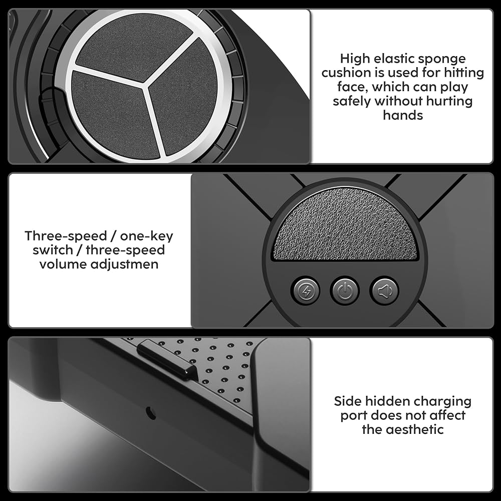 Music Boxing Machine Sport Toys for Kids and Adults,Wall Mounted Bluetooth Smart Punching Target,Training Pad Toy with Boxing Glove,Ideas Toys for Boys Girls Kids 3 4 5 6 7 8 9 10 11 12+ Years OldI’m