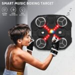 Music Boxing Machine Sport Toys for Kids and Adults,Wall Mounted Bluetooth Smart Punching Target,Training Pad Toy with Boxing Glove,Ideas Toys for Boys Girls Kids 3 4 5 6 7 8 9 10 11 12+ Years OldI’m
