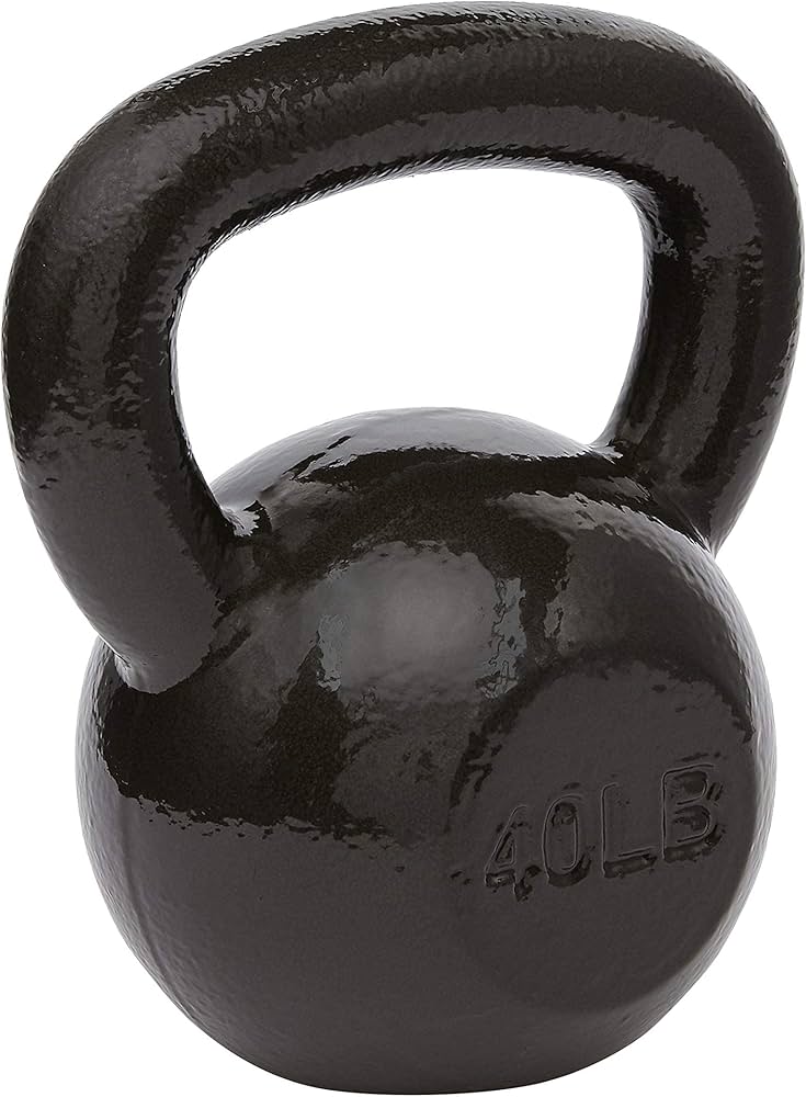 Amazon Basics Cast Iron Kettlebell