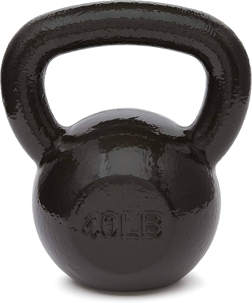 Amazon Basics Cast Iron Kettlebell