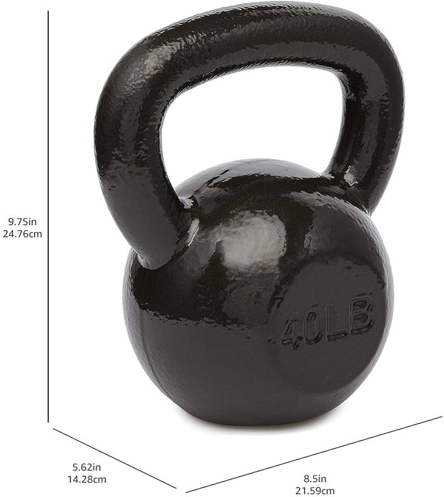 Amazon Basics Cast Iron Kettlebell