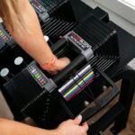 PowerBlock Elite EXP Adjustable Dumbbells, Sold in Pairs, Stage 1, 5-50 lb. Dumbbells, Durable Steel Build, Innovative Workout Equipment, All-in-One Dumbbells, Expandable with Expansion Kits