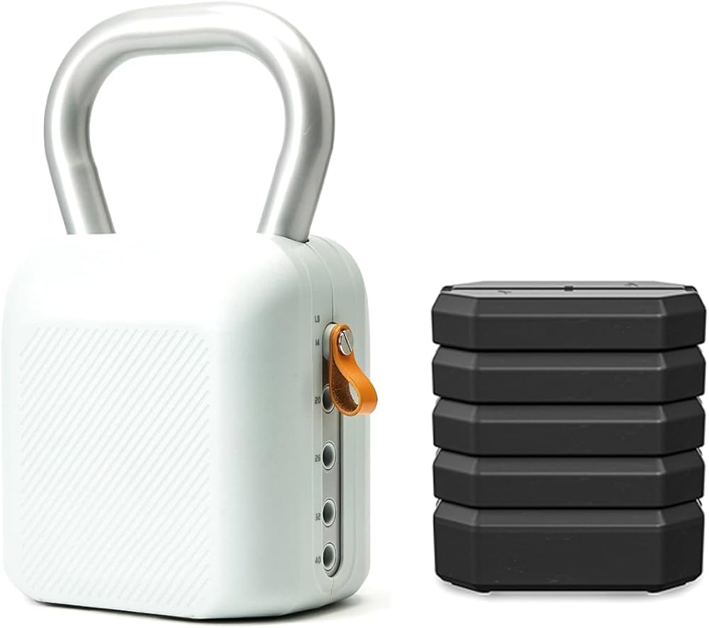 Adjustable Kettlebell Set,6-in-1 Quick Weight Change 8.5-40lb, Kettle Grip,Space-Saving Design for Home Gym Combo, Suitable for Strength Training