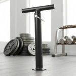 Adjustable Kettlebell Handle for Weight Plate, Heavy Duty Iron Construction, Fits Standard 2″ Olympic Plates, DIY Kettlebell for Strength Training, CrossFit, Home Gym