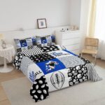 Erosebridal Football Bedding Full Size, Player Comforter Set