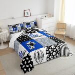 Erosebridal Football Bedding Full Size, Player Comforter Set