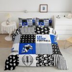Erosebridal Football Bedding Full Size, Player Comforter Set