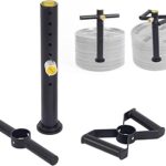 Adjustable kettlebell Handle, Heavy Duty Kettlebell Handle for Plates, Loading Pin with D-bar, Double D-bar and T-bar for Olympic Weight Plates, Hold Up 200lbs.