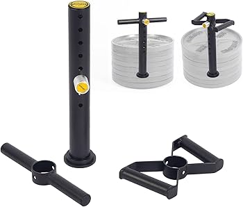 Adjustable kettlebell Handle, Heavy Duty Kettlebell Handle for Plates, Loading Pin with D-bar, Double D-bar and T-bar for Olympic Weight Plates, Hold Up 200lbs.