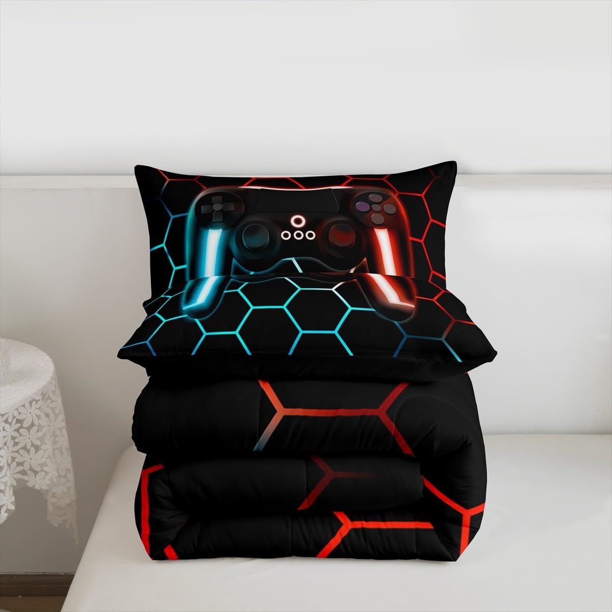 Erosebridal Gaming Bedding Sets Twin Size Gamer Comforter Set