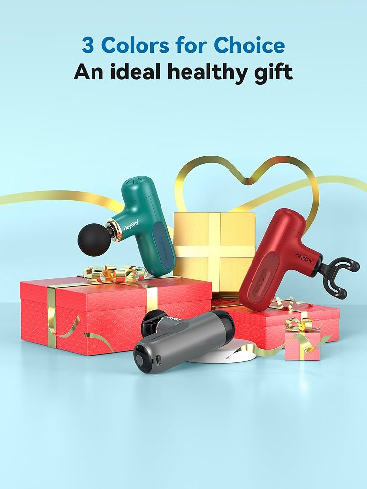 Super Mini Massage Gun, Percussion Deep Tissues Muscle Massager, Compact Sports Travel Massage Gun, Portable Handheld Massager for Home, Gym, Office, Outdoors