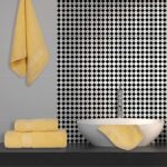 NOVA Luxury Linen – Hotel Quality Turkish Towel Set for Bathroom (6 Pcs Towel Set, Sunlight Yellow)