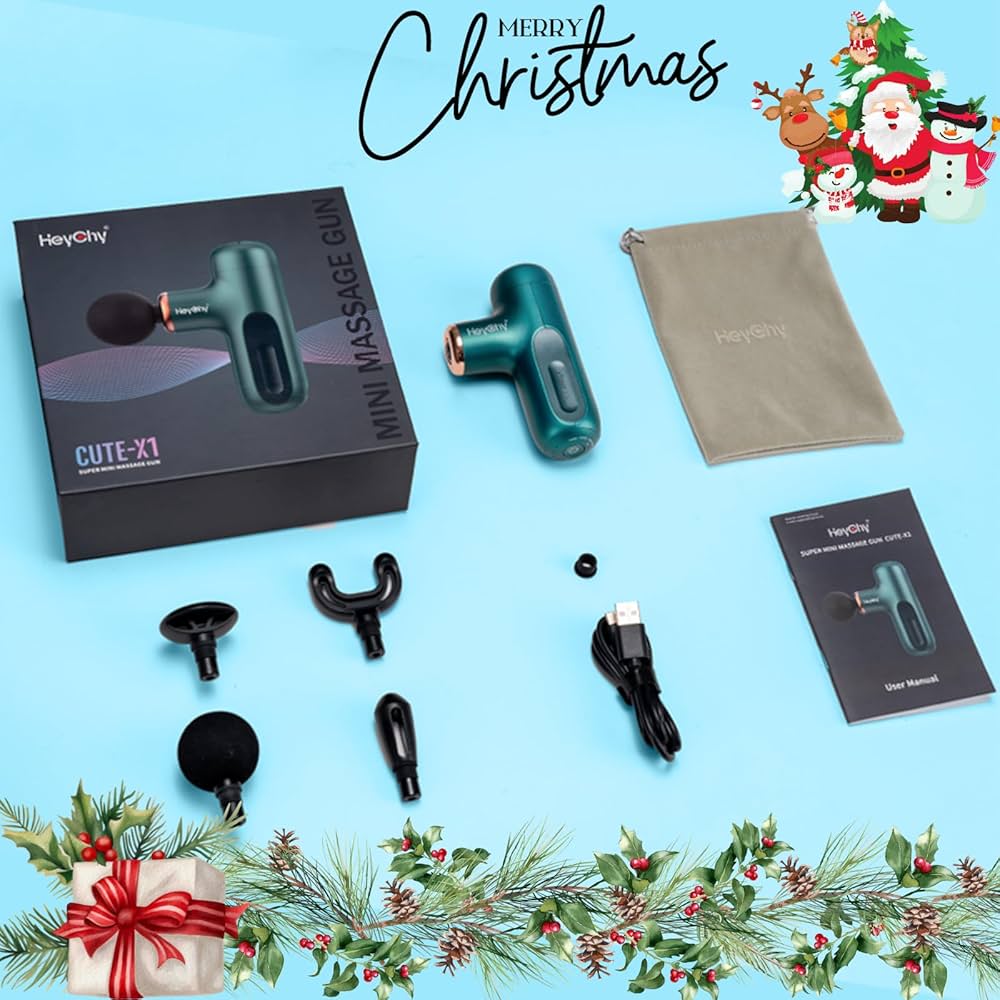 Super Mini Massage Gun, Percussion Deep Tissues Muscle Massager, Compact Sports Travel Massage Gun, Portable Handheld Massager for Home, Gym, Office, Outdoors