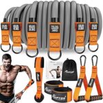 HPYGN Heavy Resistance Bands, 300LBS Exercise Bands for Working Out, Fitness Bands with Handles, Workout Bands for Men, Weight Bands Set for Muscle Training, Strength, Slim, Yoga, Home Gym Equipment
