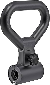 SELEWARE Versatile Steel Dumbbell to Kettlebell Converter Handle, Non-Slip Ergonomic Grip, Quick Installation Fits Most Dumbbells Up to 100lbs