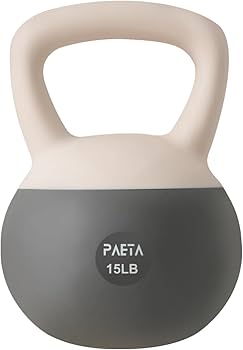 PAETA Soft Kettlebell for Home Fitness – Anti-Slip Grip & Wide Handle Design,Soft Kettlebell Set, Gentle Floor-Friendly Impact – 10lbs, 15lbs, 21lbs, for Home Functional Training