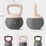 PAETA Soft Kettlebell for Home Fitness – Anti-Slip Grip & Wide Handle Design,Soft Kettlebell Set, Gentle Floor-Friendly Impact – 10lbs, 15lbs, 21lbs, for Home Functional Training
