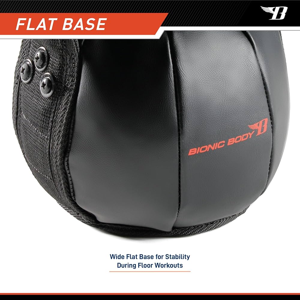 Bionic Body by Kim Lyons Soft Kettlebell with Handle | Soft Weight for Strength Training, Conditioning, Core & Full Body Workouts | Ergonomic Grip | Home Gym, Cross Training, HIIT & Functional Fitness Equipment