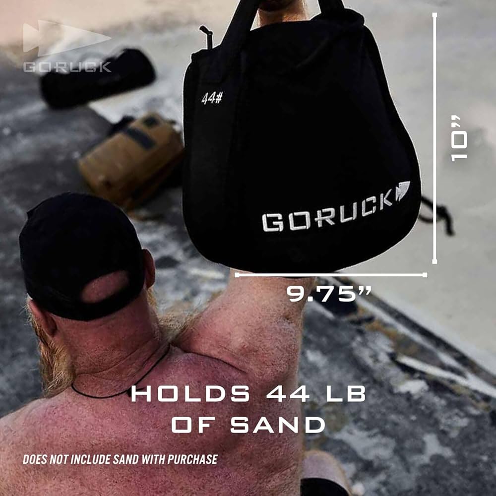 GORUCK Sand Kettlebells Weight for Fitness & Body Workout for Men & Women – for Weightlifting, Dumbbell & Yoga – for Home & Gym Training