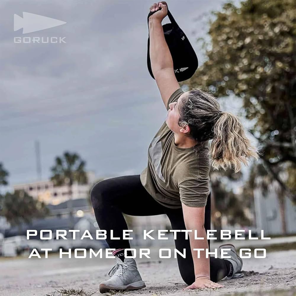 GORUCK Sand Kettlebells Weight for Fitness & Body Workout for Men & Women – for Weightlifting, Dumbbell & Yoga – for Home & Gym Training