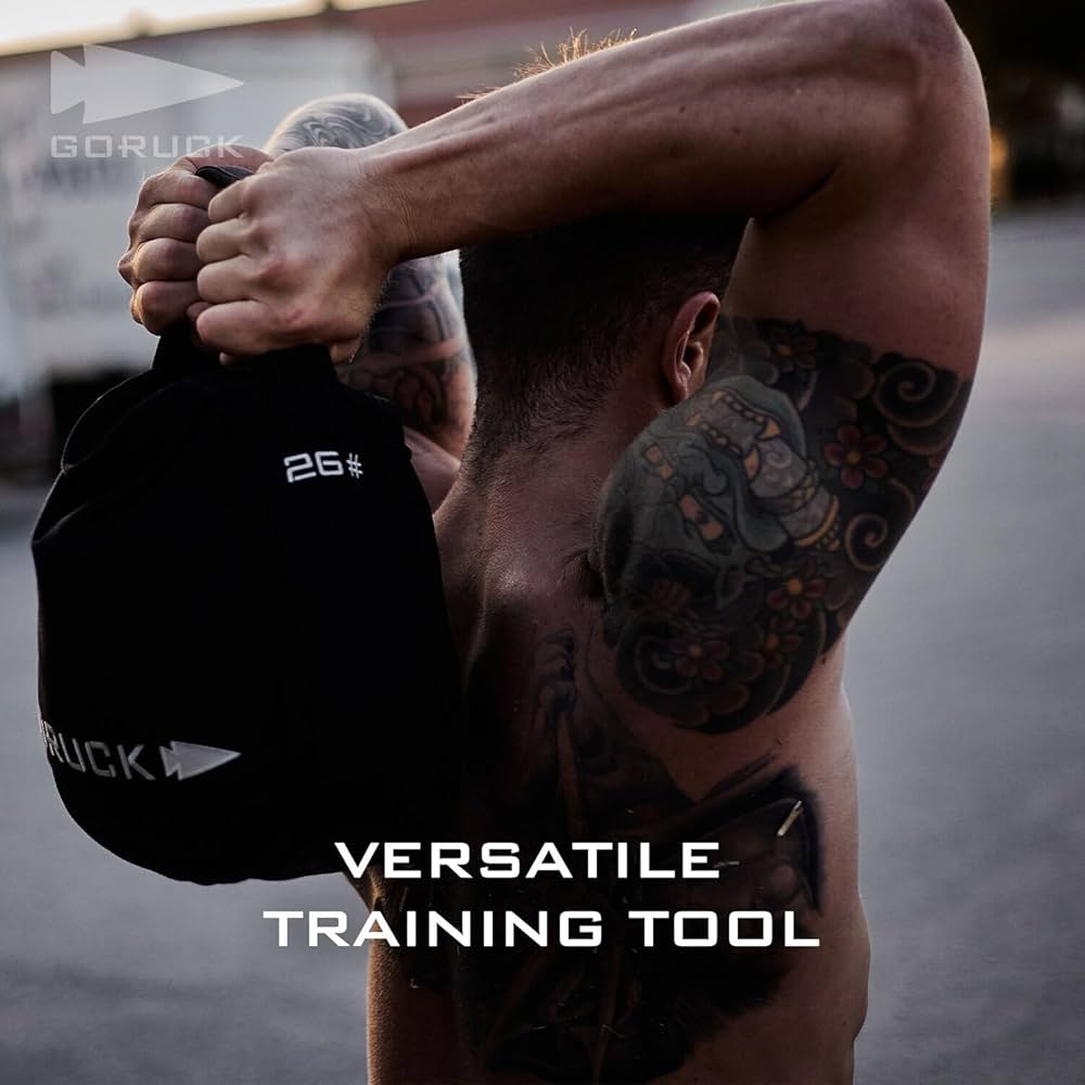 GORUCK Sand Kettlebells Weight for Fitness & Body Workout for Men & Women – for Weightlifting, Dumbbell & Yoga – for Home & Gym Training