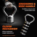 Northdeer Adjustable Kettlebell Set for Versatile Home Workouts, Perfect for Strength Training