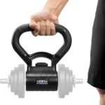 PowerPress Kettlebell Handle – Converter for Dumbbell to Kettle Bell – Grip Handle Attachment for Dumbbells – Kettlegrip Kettlebell Attachment Kettle Bell Adaptor