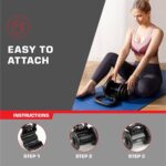 PowerPress Kettlebell Handle – Converter for Dumbbell to Kettle Bell – Grip Handle Attachment for Dumbbells – Kettlegrip Kettlebell Attachment Kettle Bell Adaptor