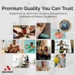 Aeromat Elite Mini Kettlebells – Weighted Exercise Medicine Ball with Anti-Slip Grip & Wide Handle, Strength Training Kettlebell for Squats, Workouts, & Home Gym Use