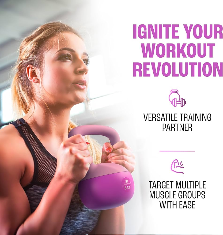 Soft Kettlebells, Serenilite Kettlebell Sets, Kettle Bell Sets for Women & Men, Safe Strength Training Kettlebells, Kettlebell Weights for Home Workouts & More.