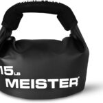 Meister BEAST Portable Sand Kettlebell – Soft Sandbag Weight – 15lb / 6.8kg – Black