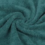 American Soft Linen Luxury 6 Piece Towel Set, 2 Bath Towels 2 Hand Towel 2 Washcloths, 600 GSM 100% Cotton Turkish Towels for Bathroom, Teal Towel Sets