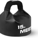 Meister BEAST Portable Sand Kettlebell – Soft Sandbag Weight – 15lb / 6.8kg – Black