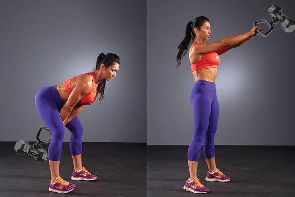 Convert Dumbbells into Kettlebell by SEWD – Adjustable Weights & Up to 220LB Capacity Kettlebell Handle for Weight Lifting, 90-Degree Rotating Handle, Compatible with Dumbbells (max 1.5″ handle diameter, min 4.5″ handle length）