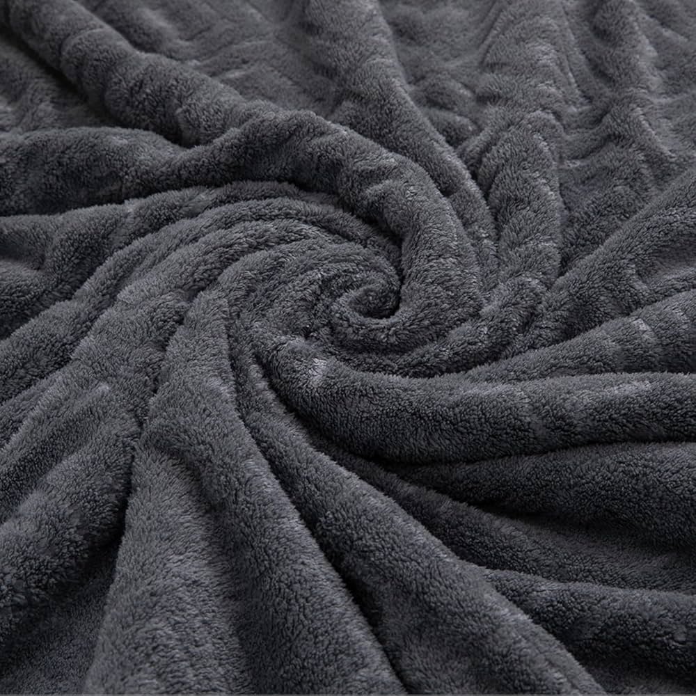 Smuge 18-Piece Bath Towel Set, Include 6 Bath Towel Sheets, 6 Hand Towels and 6 Washcloths – Highly Absorbent Quick Dry 100% Microfiber,Ultra Soft Bathroom Towel Set (Dark Gray)