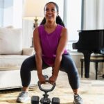 Convert Dumbbells into Kettlebell by SEWD – Adjustable Weights & Up to 220LB Capacity Kettlebell Handle for Weight Lifting, 90-Degree Rotating Handle, Compatible with Dumbbells (max 1.5″ handle diameter, min 4.5″ handle length）