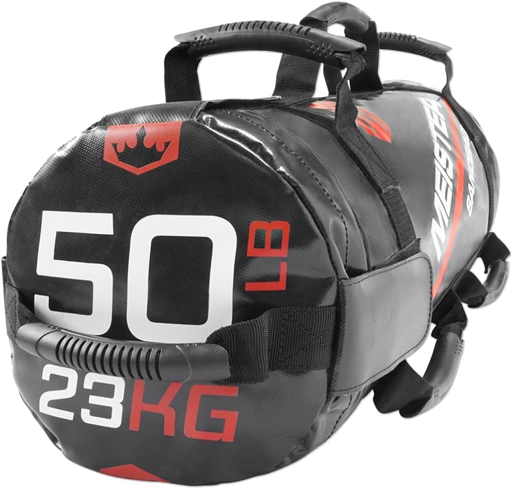 Meister 50lb Elite Fitness Sandbag Package w/ 3 Removable Kettlebells