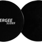 Synergee Core Sliders. Dual Sided Use on Carpet or Hardwood Floors. Abdominal Exercise Equipment
