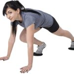 Synergee Core Sliders. Dual Sided Use on Carpet or Hardwood Floors. Abdominal Exercise Equipment