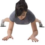 Synergee Core Sliders. Dual Sided Use on Carpet or Hardwood Floors. Abdominal Exercise Equipment