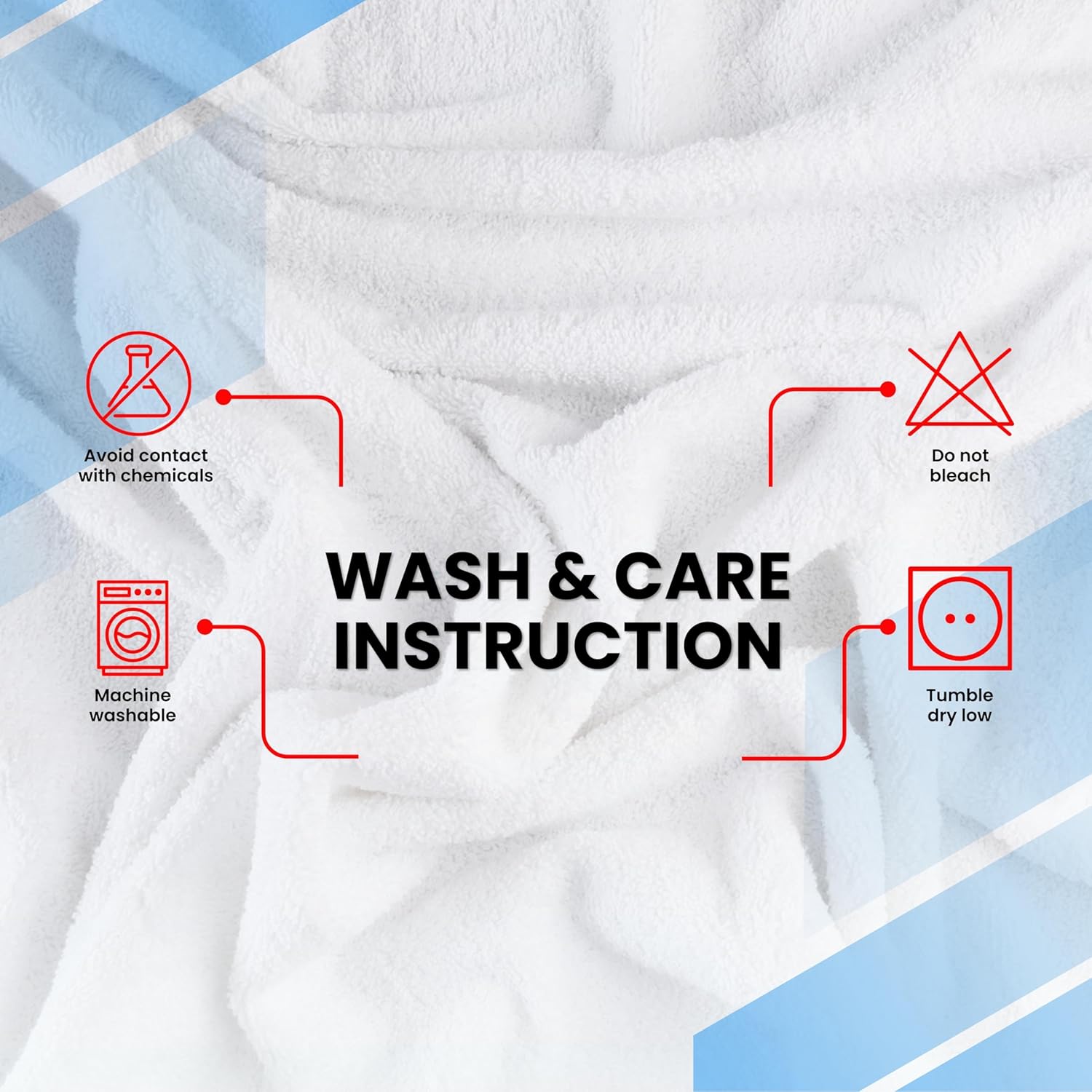 Infinitee Xclusives Luxury 100% Ring-Spun Cotton White Bath Towels Set of 4 (27×54 inches) – Soft, Absorbent & Quick-Drying Towels for Bathroom, Gym, Spa & Hotel Use (Brilliant White, Bath Towels)