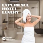 White Classic Luxury Bath Towels Set of 4 Large – 700 GSM Turkish Cotton Ultra Soft Bath Towels 27×54 | Highly Absorbent and Quick Dry | Hotel Towels for Bathroom Luxury, Plush Shower Towels, White