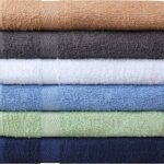 Towel and Linen Mart 100% Cotton 6 Pack Bath Towel Set, Quick Dry, Super Absorbent, Light Weight, Soft, (27 x 54 Pack of 6) Beige, White, Grey, Sky Blue, SAGE Green, Navy