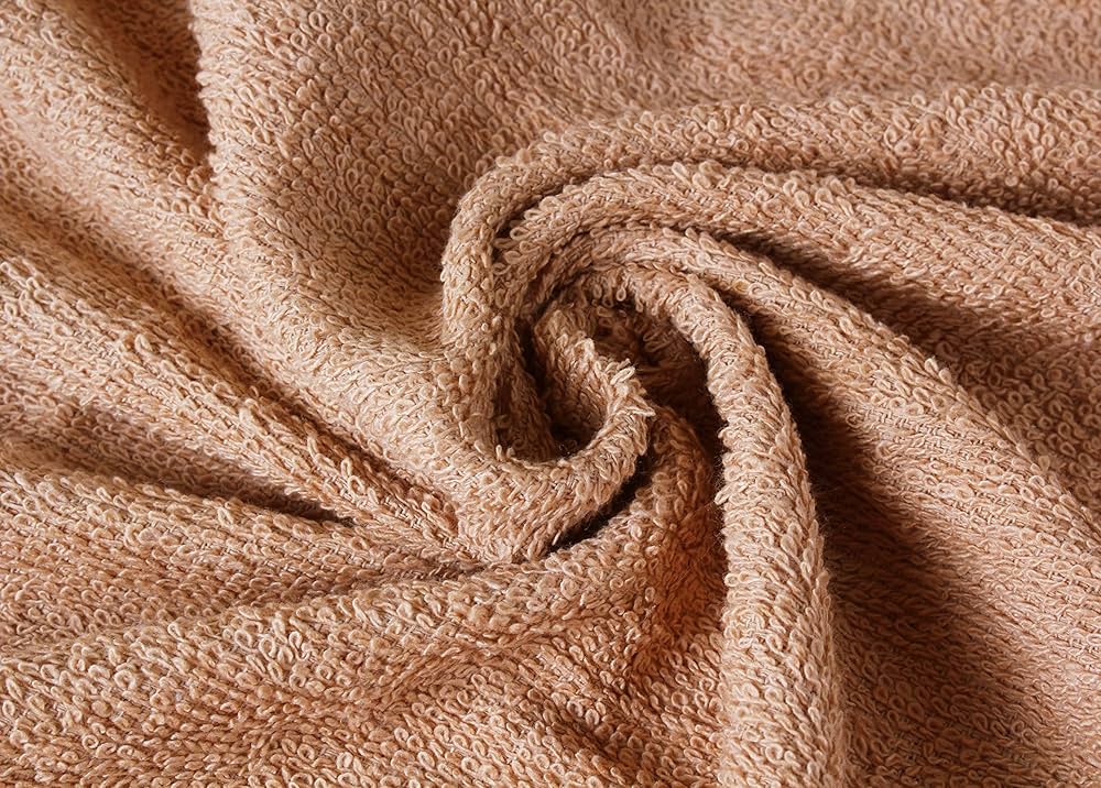 Towel and Linen Mart 100% Cotton 6 Pack Bath Towel Set, Quick Dry, Super Absorbent, Light Weight, Soft, (27 x 54 Pack of 6) Beige, White, Grey, Sky Blue, SAGE Green, Navy