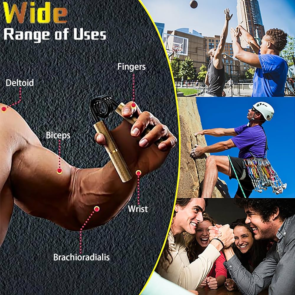 Grip Strength Trainer Set,50-300LB Hand Grip Strengthener,Hand Forearm strengthener 6 Pack, Workout equipment,Strength Training Exercisefor Hand Arm Forearm Wrist Finger